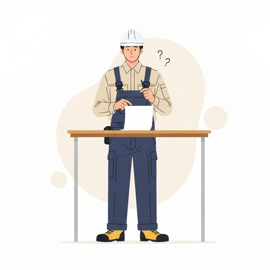 業種ごとに異なる目次構成に悩む現場代理人